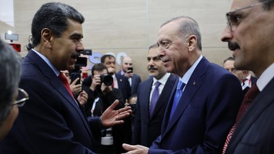 Cumhurbaşkanı Erdoğan, Venezuela Devlet Başkanı Maduro ile görüştü