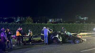 Tekirdağ'da feci kaza: 1 ölü, 1 yaralı