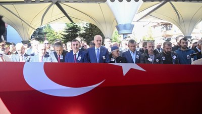 TUSAŞ terör saldırısı şehitleri için cenaze töreni düzenlendi