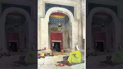 Osman Hamdi Bey'in Bursa Ulu Camii Önü tablosu açık artırmaya çıkıyor