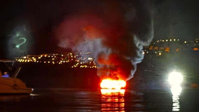 Muğla'da şişme deniz botu patladı