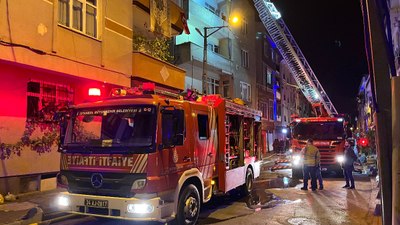 İstanbul'da çatıda mangal keyfi yangınla bitti