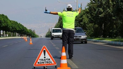 Trafikte 1 haftada 2 milyon 829 bin araç denetlendi