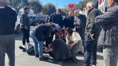 İstanbul'da motosikletli zabıta lğks cipe çarpıp yaralandı