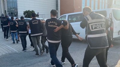 Hatay'da polis uygulama noktalarını paylaşan 13 kişi yakalandı