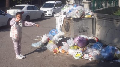 Kartal'da çöp dağları arasında yaşayanlardan gelen fotoğraflar