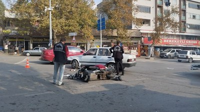 Kahramanmaraş’ta otomobil motosiklete çarptı: 1 ölü