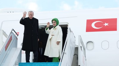 Cumhurbaşkanı Erdoğan Kırgızistan'da