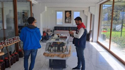 Aydın'da zeytin işletmelerine denetim