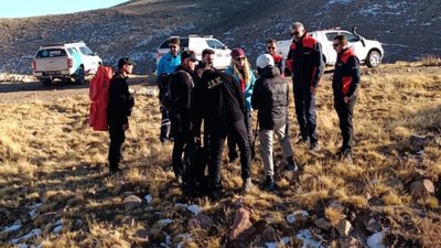 İzinsiz tırmandığı Erciyes Dağı'nda mahsur kalan dağcı kurtarıldı