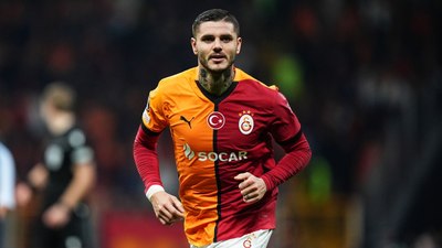 Galatasaray'a kötü haber! Mauro Icardi, sahayı sedyeyle terk etti