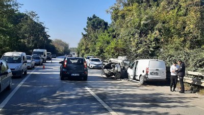 Sakarya'da trafik kazası: 1 ölü, 1 yaralı