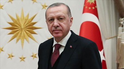 Cumhurbaşkanı Erdoğan'dan Azerbaycan’ın 9 Kasım Devlet Bayrak Günü’ne ilişkin paylaşım