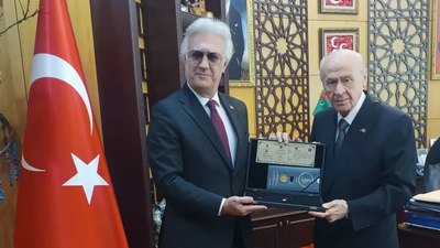 Tamer Karadağlı'dan Devlet Bahçeli'ye ziyaret