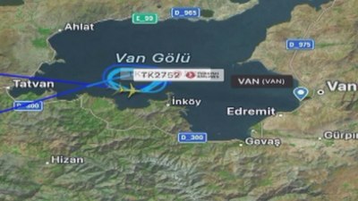 Van'da hava yolu ulaşımına dron engeli