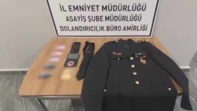 Kayseri'de "bakanlık personeliyim" diyen sahte albay tutuklandı