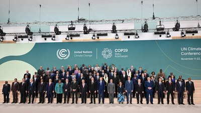 COP29 Dünya Liderleri İklim Zirvesi'nde aile fotoğrafı