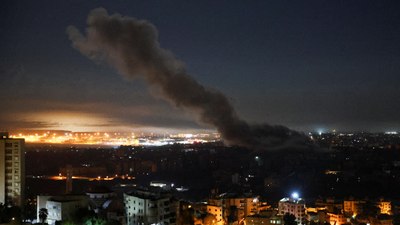 İsrail gece Beyrut’un güneyine 4 hava saldırısı düzenledi