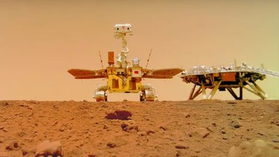 Çin'in Mars gezgini Zhurong, gezegendeki okyanusun olası kıyı şeridini buldu