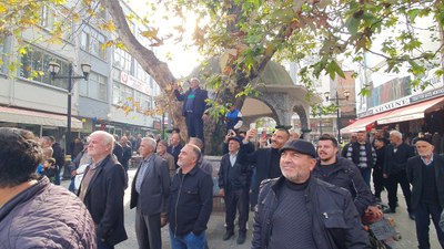 Tokat'ta mahallelinin akbaba görüntüleme yarışı