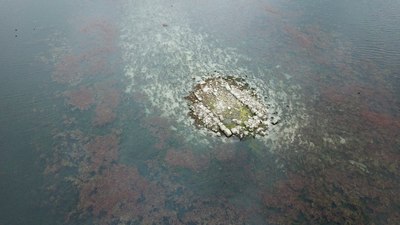 Sapanca Gölü'nde sular çekilince tarihi kilise görüldü