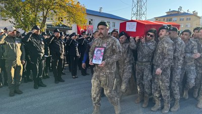 Şehit polis memuru Yiğit için tören düzenlendi