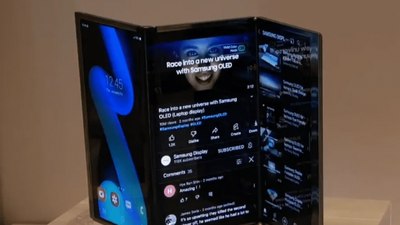 Samsung'un üçe katlanan telefon patenti ortaya çıktı