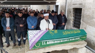 Kırklareli'de kocası tarafından öldürülen kadın son yolculuğuna uğurlandı