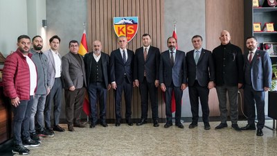 İbrahim Hacıosmanoğlu, Kayserispor'u ziyaret etti