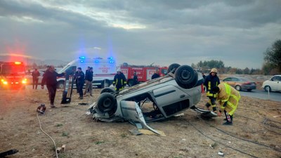 Afyonkarahisar'da cezaevindeki kocasını ziyaret eden kadın dönüş yolunda kazada öldü