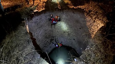 Diyarbakır'da yaban domuzu kurtarma operasyonu