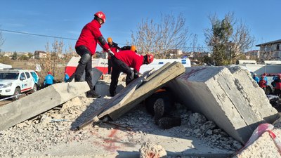 Tekirdağ'da 500 personelle deprem tatbikatı