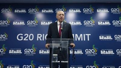 Cumhurbaşkanı Erdoğan, Brezilya'daki G20 Liderler Zirvesi’nde konuştu