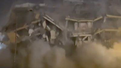 Gaziantep'te 6 katlı bina yıkım sırasında çöktü