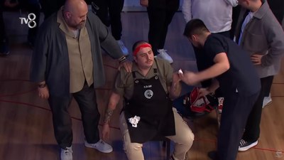 MasterChef Türkiye'de Kaan'ın başına gelen kaza izleyenleri korkuttu