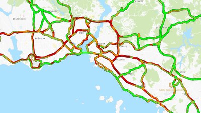 İstanbul'da trafik yüzde 90'a ulaştı