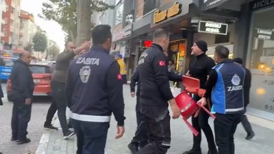 İstanbul'da pazar esnafı ve zabıta arasında arbede çıktı