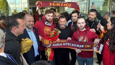 Galatasaray'a Bodrum'da coşkulu karşılama