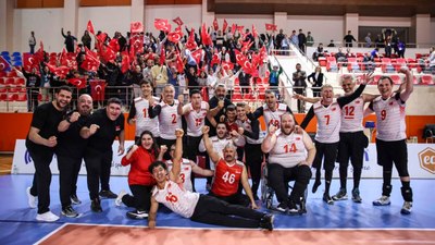 Oturarak Voleybol Erkek Milli Takımı, Hollanda'yı 3-1 yendi