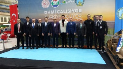 Rize- Artvin Havalimanı’nda 1 milyonuncu yolcu töreni