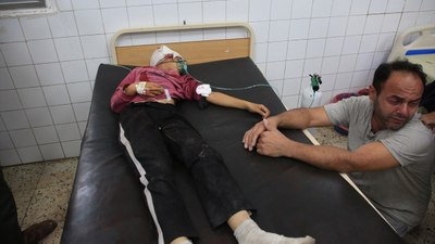 İsrail'den El-Amel Hastanesi yakınına saldırı: 3 ölü