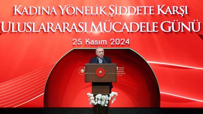 Cumhurbaşkanı Erdoğan: Alkol ve kumar kadına şiddette önemli bir faktör