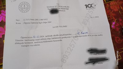 Ankara'da 10 Kasım'da anma törenine katılmayan öğrenciye uyarı verilmişti: Okul müdürü hakkında suç duyurusu