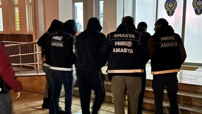 Amasya polisinden uyuşturucu operasyonu