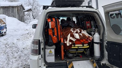 Samsun'da hastanın imdadına UMKE yetişti