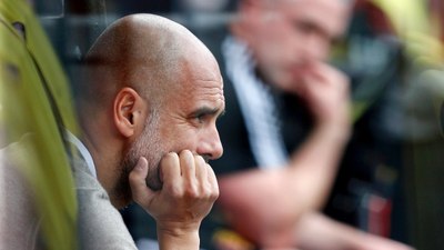 Pep Guardiola maç sonrası yüzündeki çiziklerin nedenini açıkladı