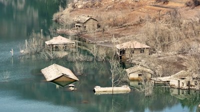 Isparta'daki 'batık köy' Darıbükü