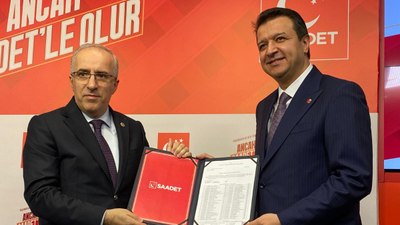 Saadet Partisi Genel Başkanı Arıkan mazbatasını aldı