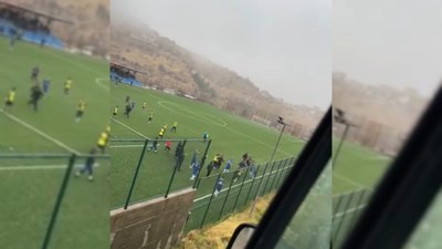 Malatya'da amatör maçta kavga çıktı: Bir futbolcu yaralandı