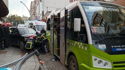 Kocaeli'de otobüs durağında bekleyenlere çarpan cipin sürücüsünün cezası belli oldu